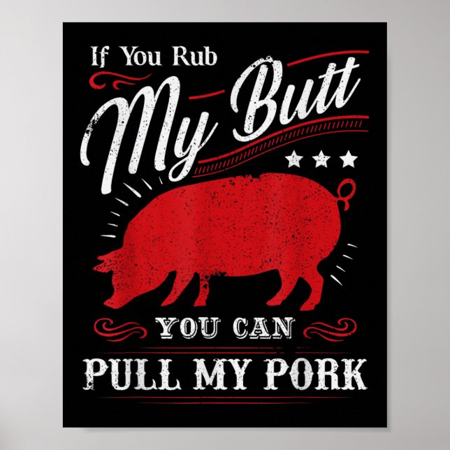 Funny, wenn du mir den Hintern abholst, kannst du  Poster (Vorne)