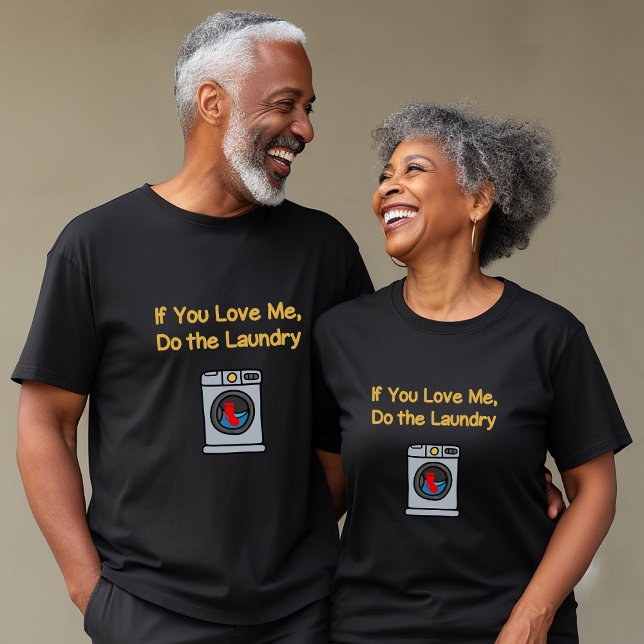 Funny, wenn du mir Liebe machst Wäscherei dunkel T-Shirt (Von Creator hochgeladen)