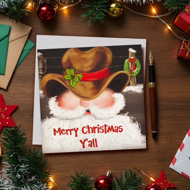Funny Western Cowboy Hat Weihnachten (Von Creator hochgeladen)