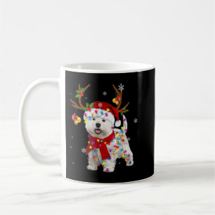 Funny Westie Christmas T-Shirt Reindeer Christmas  Kaffeetasse