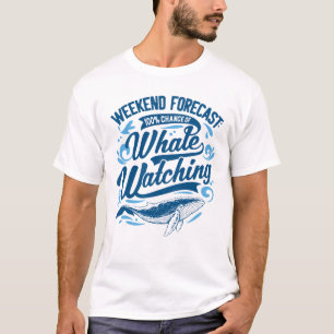 Funny Whale beobachtet Touren und Führer T-Shirt