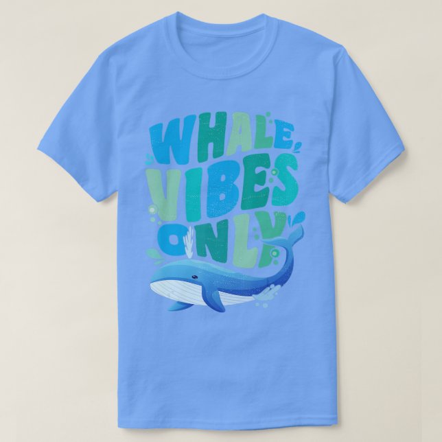 Funny Whale beobachtet Touren und Guide 5 T-Shirt (Design vorne)