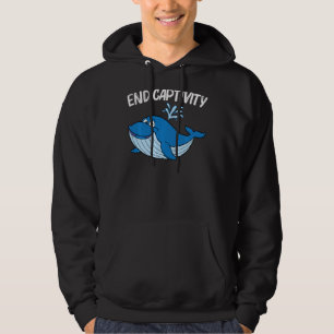 Funny Whale For Men Orca Narwhal Blauwale Hoodie