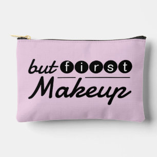 Funny Whimsical Vintag Pastel Pink Makeup Reisen Zubehörtasche