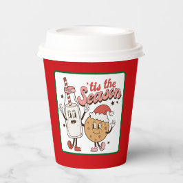 Funny Whimsisical Weihnachtskalender Pappbecher