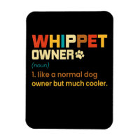 Funny Whippet Vintag Retro Hund Mama Vater Geschen