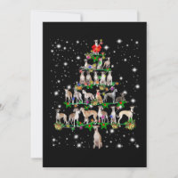Funny Whippet Weihnachtsbaum Dekorationsgeschenk