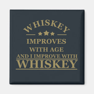 funny whiskey quote magnet