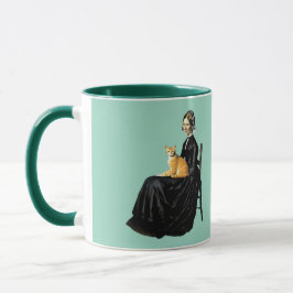 Funny Whistler's Mother's Orange Tabby Tasse