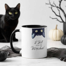 Funny White and Black Cat Tasse