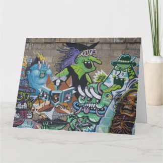 Funny Wicked Green Hexe Karte