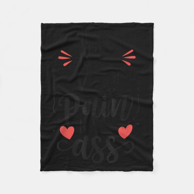 Funny Wife Quote My Husband Favorite Pain In The  Fleecedecke (Vorderseite)