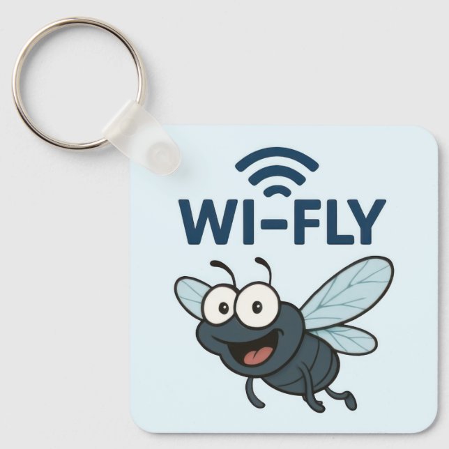 Funny Wifi Schlüsselanhänger (Vorderseite)