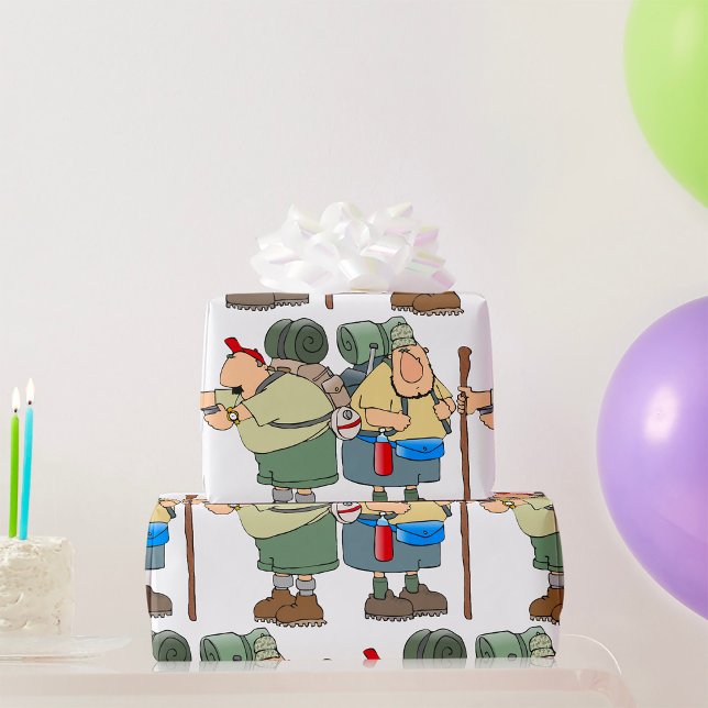 Funny Wikers Outdoor Adventure Camping Spaß Geschenkpapier (Von Creator hochgeladen)