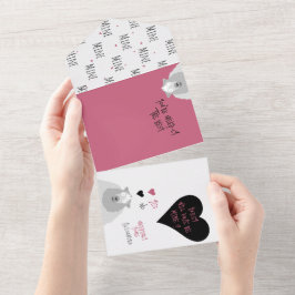 Funny Will Ewe Be MINE? Sheep Pun Proposal Card All In One Einladung