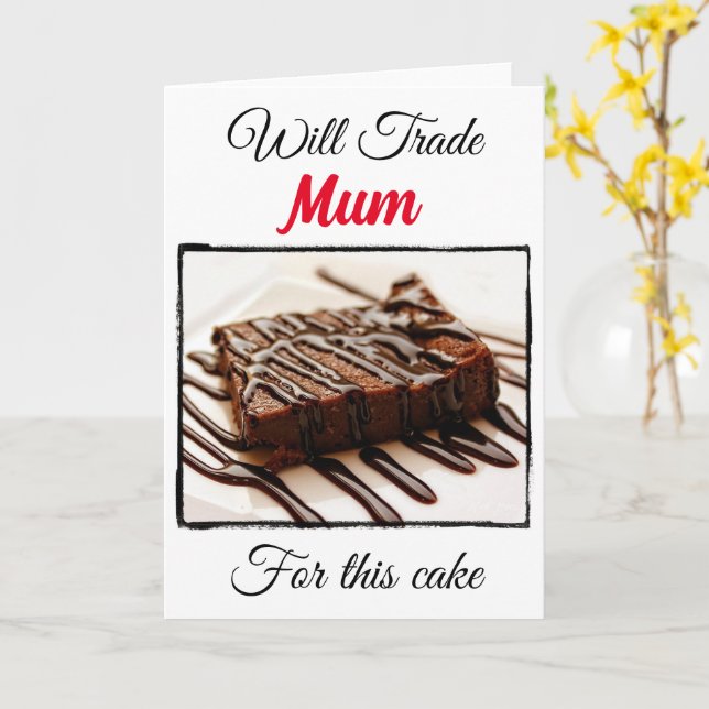 Funny will für: Mum tauschen Karte (Gelbe Blume)