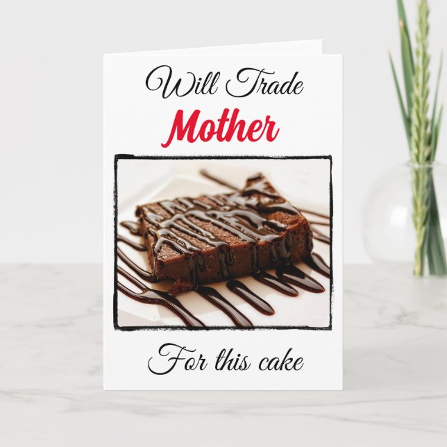 Funny will handeln für: Mutter Karte (Vorderseite)