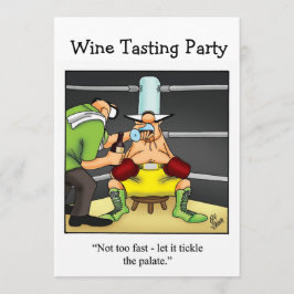 Funny Wine Degustation Party Einladungen
