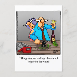 Funny Wine Degustation Party Einladungen