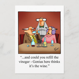 Funny Wine & Dinner Party Einladungen