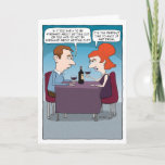 Funny Wine Drink for Stress Relief Birthday Karte<br><div class="desc">Diese lustige Geburtstagskarte zeigt ein Paar,  das mit dem Stress des Älterwerdens umgehen kann. Es geht um Wein,  nicht um Weinen.</div>