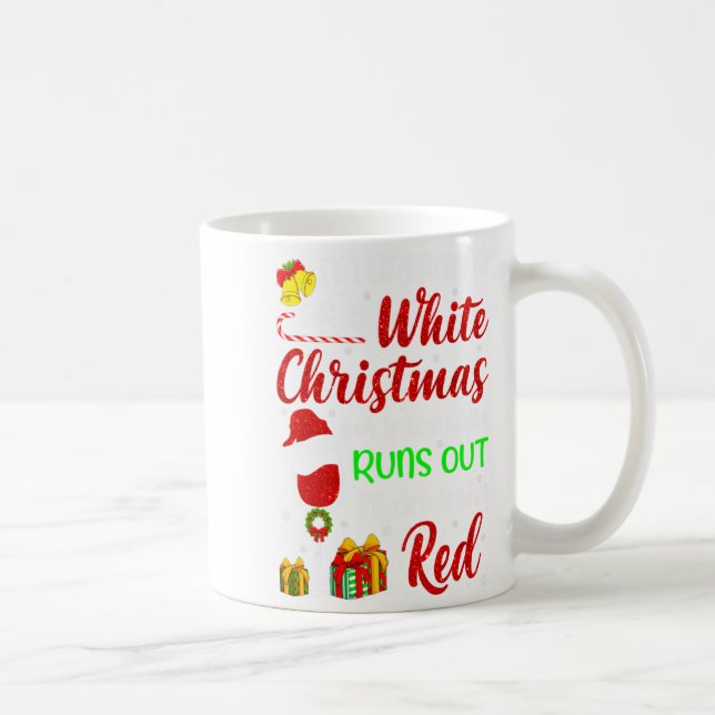 Funny Wine Drinking Im Dreaming Of A White Christ  Kaffeetasse (Rechts)