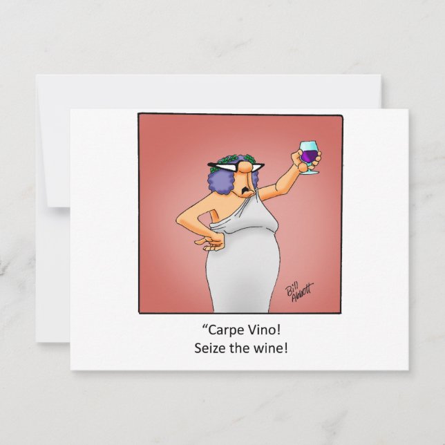 Funny Wine Einladung! Einladung (Vorderseite)