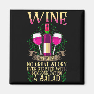 Funny Wine Gift - Wine Shirts für Frauen Magnet