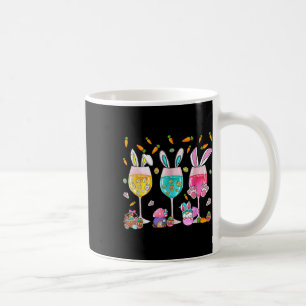 Funny Wine Gletscher Bunny mit Egg Basket Frühling Kaffeetasse