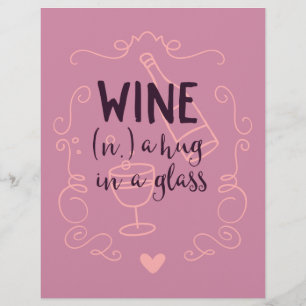 Funny Wine ist ein Schluck in einem Glas