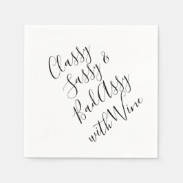 Funny Wine Party Napkins Serviette