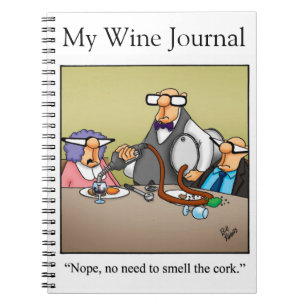 Funny Wine Spaß Journal-Geschenk Notizblock