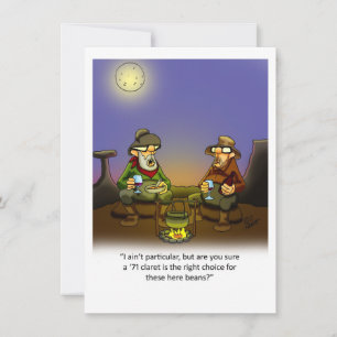 Funny Wine Spaß Party Einladung