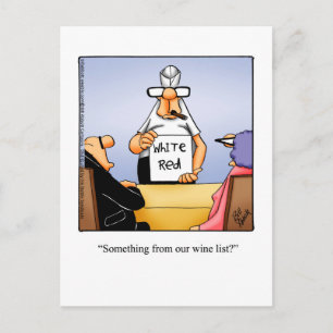 Funny Wine Spaß Postcard Postkarte