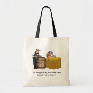 Funny Wine Spaß Tote Tasche