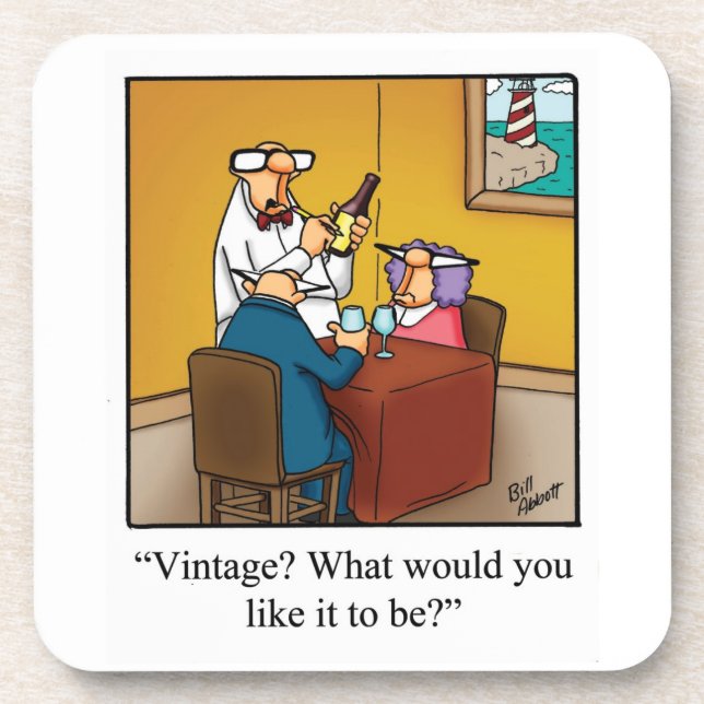 Funny Wine Spaß Untersetzer Set "Spectickles" (Vorderseite)