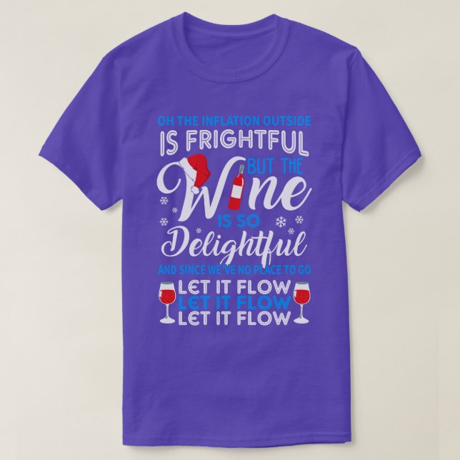 Funny Wine Sweater T-Shirt (Design vorne)