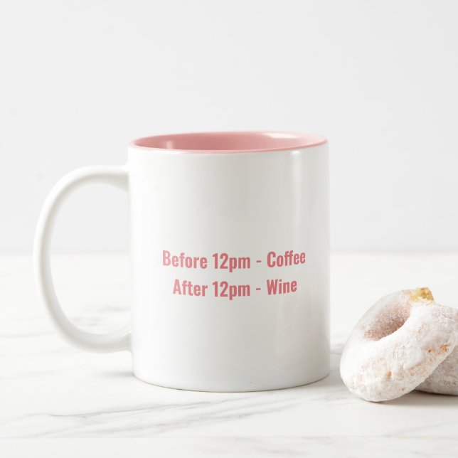 Funny Wine Tasse (Mit Donut)