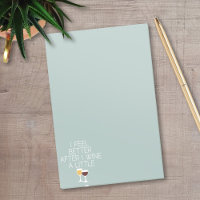 Funny Wine Zitat - Ich fühle mich besser, nachdem 