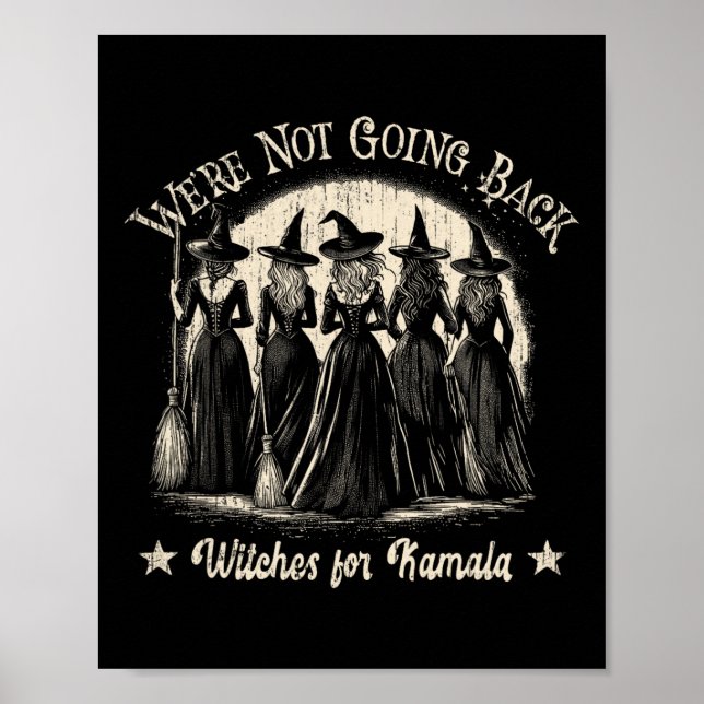 Funny, wir werden Halloween Kamala Wicked nicht wi Poster (Vorne)