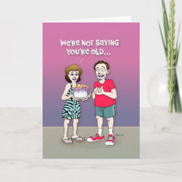 Funny wird älter Geburtstag Karte