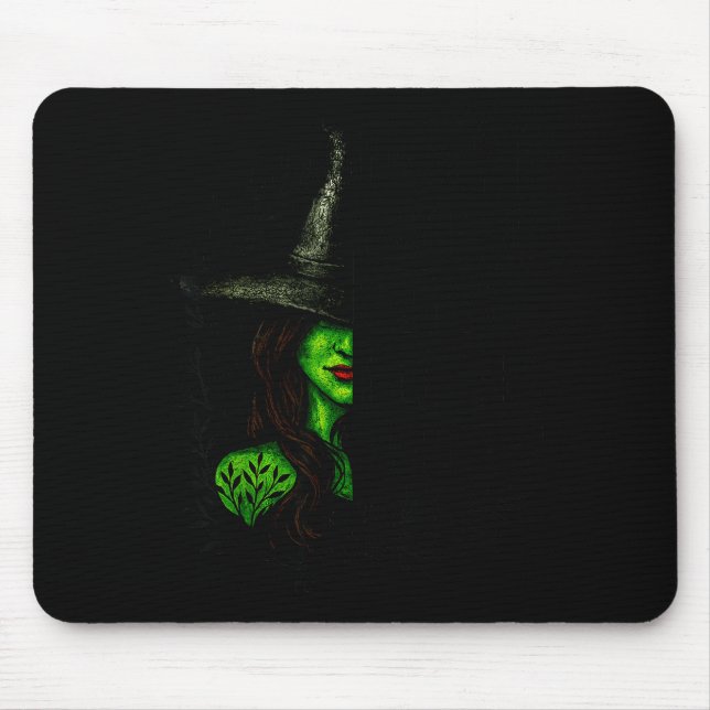 Funny Witch Halloween Don't Make Me Get My Flying  Mousepad (Vorne)