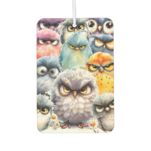 Funny Witty Sassy Sammlung von Grumpy Birds Autolufterfrischer