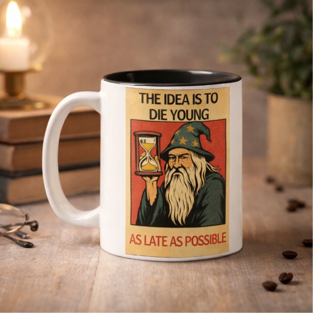 Funny Wizard Quote Zweifarbige Tasse (Von Creator hochgeladen)