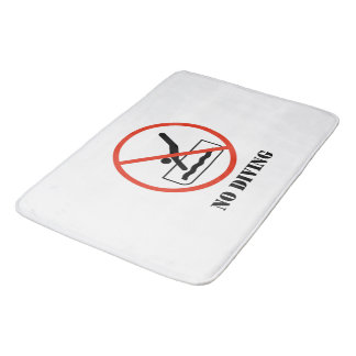 Funny Wohngestaltung White NO TAVING Badematte