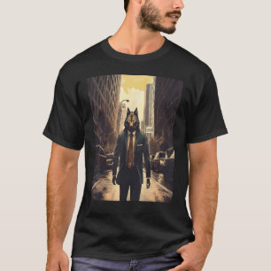 Funny Wolf beste Designidee Kunst cool Wallstreet T-Shirt
