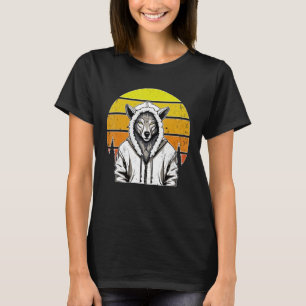 Funny Wolf in Sheep's Tarnung Niedlicher Wolf Love T-Shirt