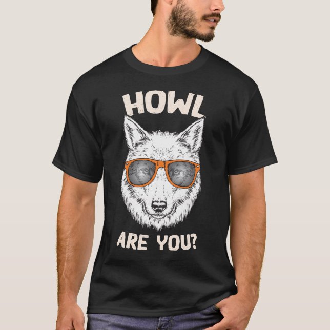 Funny Wolf Pun Forest Animal Wolf Lover T-Shirt (Vorderseite)