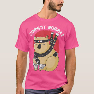 Funny Wombat Ninja Combat T-Shirt