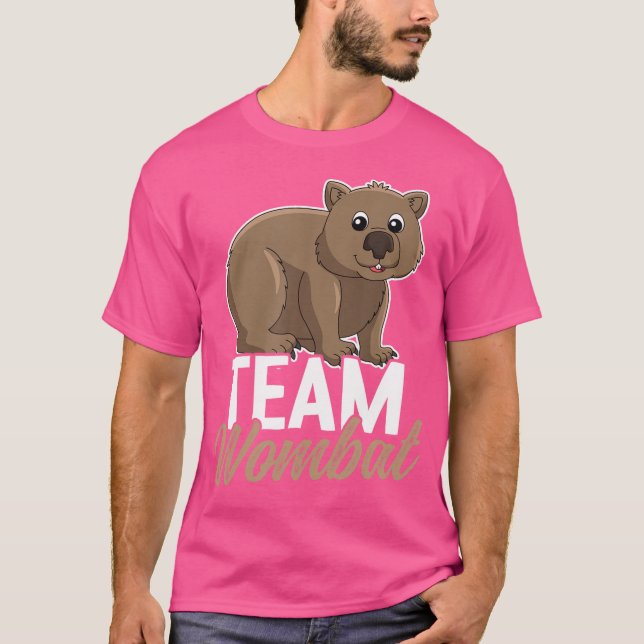 Funny Wombat Sprichwort Wombats T-Shirt (Vorderseite)